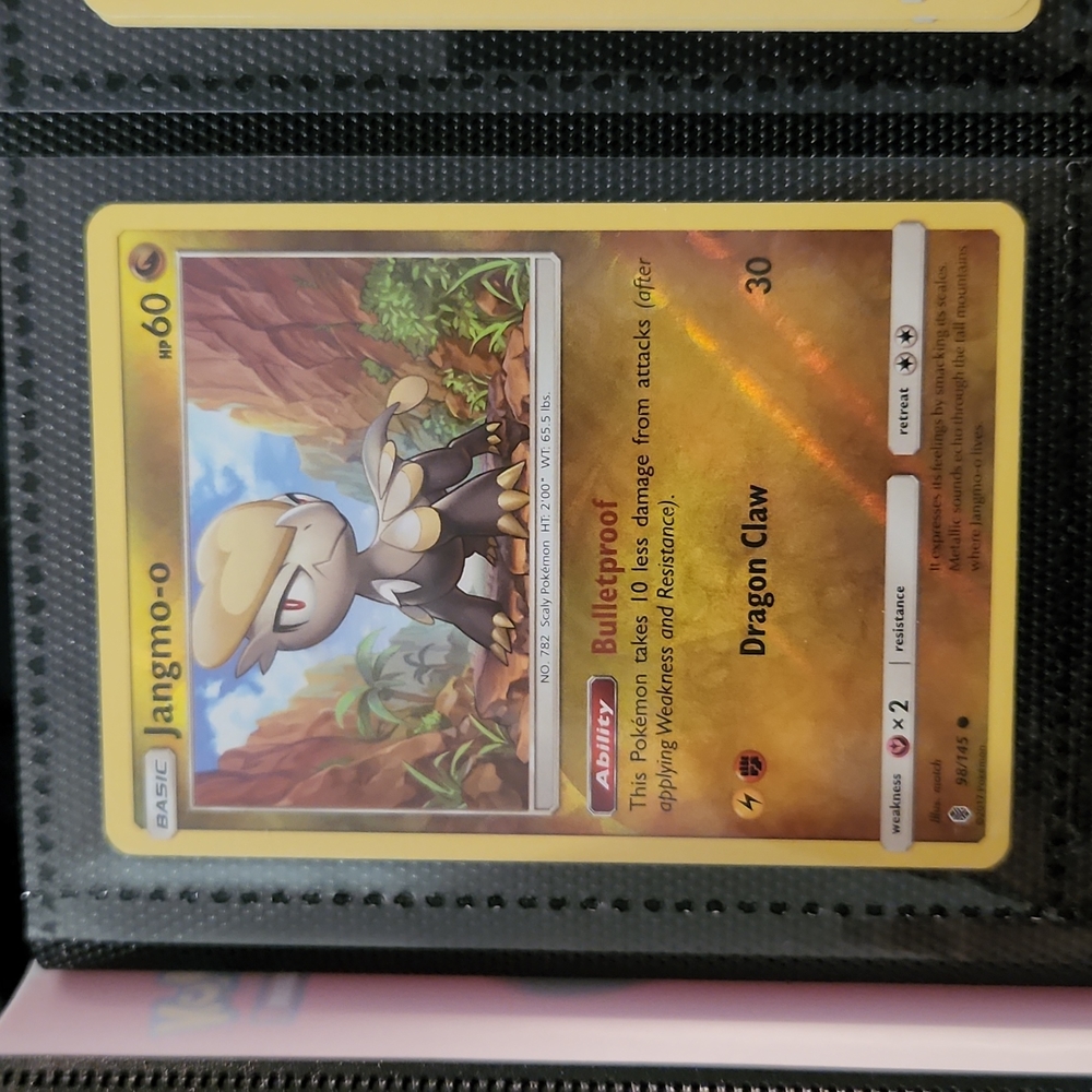 Pokemon trading card